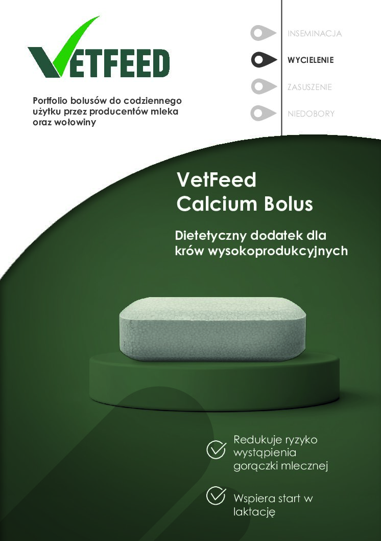 Bolusy mineralne dla bydła, dla krów - Calcium Bolus 12 szt.